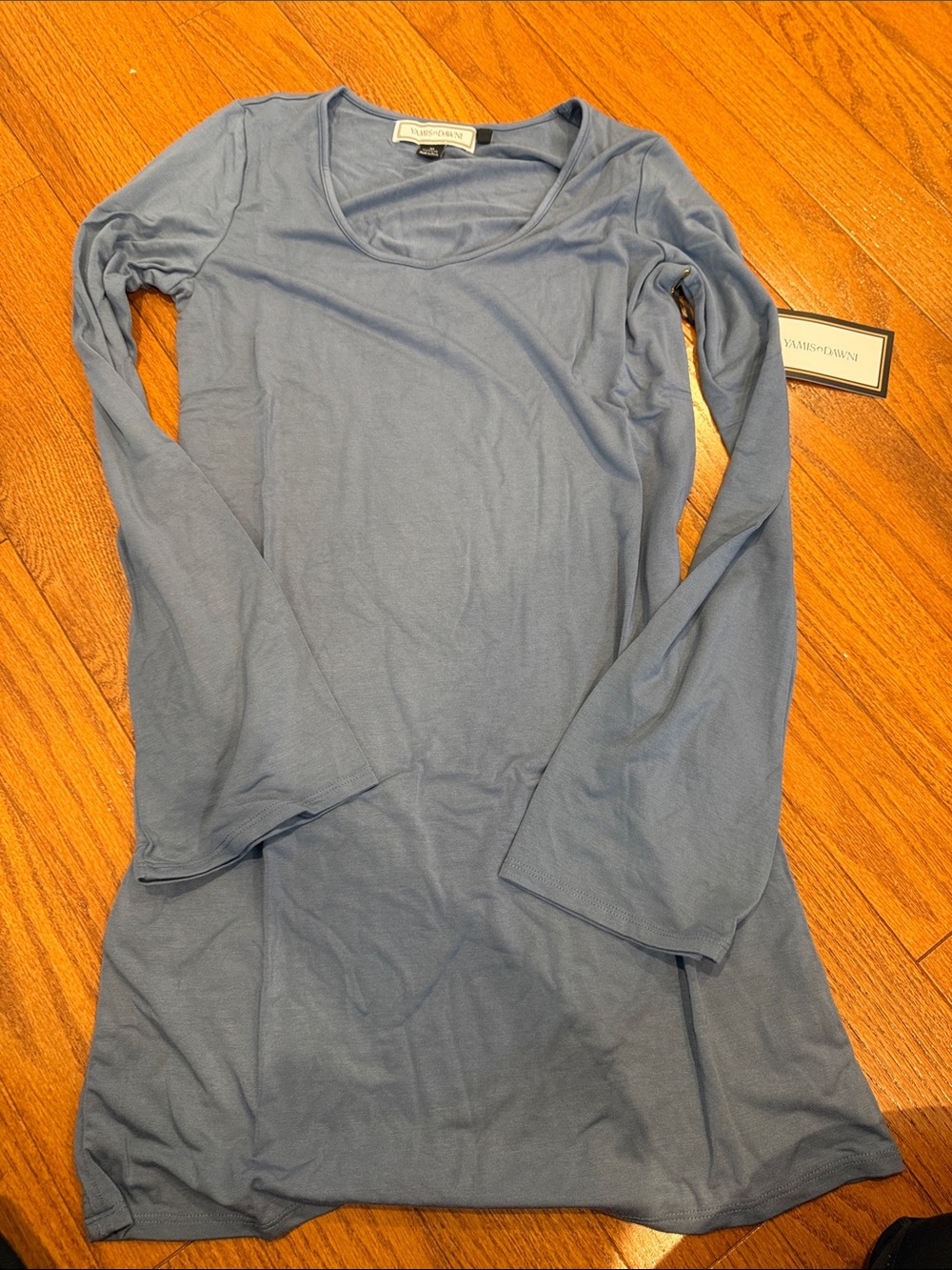 Women’s blue shirt dress